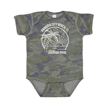 

Inktastic Summer Vacation Mode Panama City Beach Florida Boys or Girls Baby Bodysuit