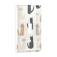 thumbnail image 2 of Yayeee Toggle Light Switch Wall Plate 1-Gang 4.5"x2.7" Home Decorative Outlet Cover, Cute Cartoon Cats, 2 of 7