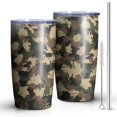 thumbnail image 2 of Camouflage 20oz Coffee Tavel Tumblers, Stainless Steel Mobile Tumbler, Vacuum Insulated Coffee Mug with Lid, Spill-Proof Travel Cup for Hot & Cold Drinks, 2 of 6