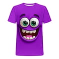 thumbnail image 5 of Blmnix Baggy Mens T-Shirts Funny Tshirts Big And Tall Shirts Muscle Top Purple Crew Neck Short Sleeve Graphic Tees Mens Shirts Casual,L, 5 of 5