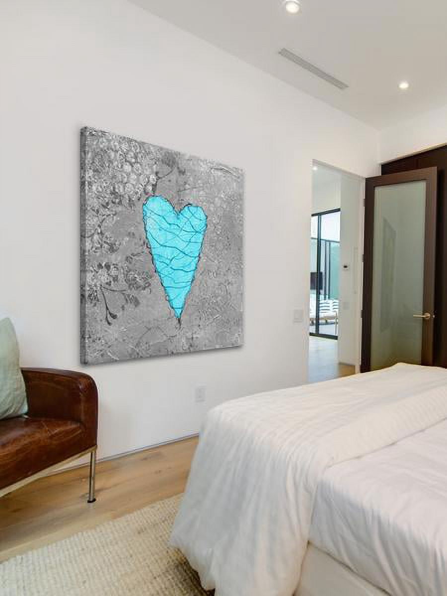 "Heart Found" Painting Print on Wrapped Canvas