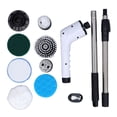 thumbnail image 2 of Electric Electric Spin Scrubber Cordless Multifunction Retractable Handle Bathroom Tub Tile Shower Powerful Cleaning with 7 Heads, 2 of 7