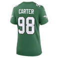thumbnail image 3 of Women's Nike Jalen Carter  Kelly Green Philadelphia Eagles Alternate Game Jersey, 3 of 3