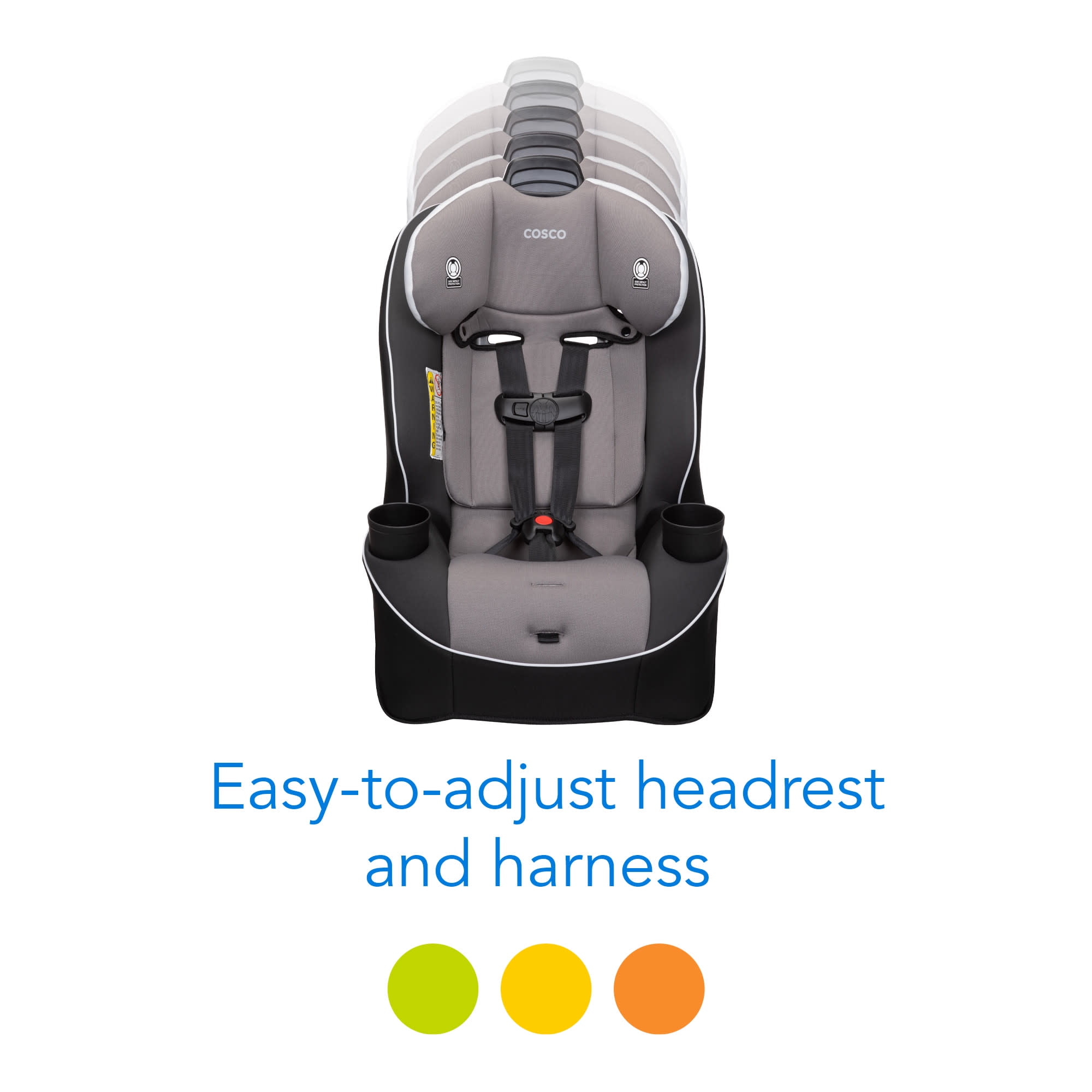 Cosco Easy Elite AllinOne Convertible Car Seat, Sleet lupon.gov.ph