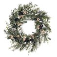 thumbnail image 1 of Vickerman FQ221924 24 Po Pin Vert&44; Bleuets & Couronne de Baies Blanches, 1 of 1
