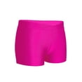 thumbnail image 2 of Venjoe Kids Girls Athletic Shorts Shiny Stretchy Dance Ballet Pants Gymnastics Sports Booty Swim Rose 10, 2 of 6