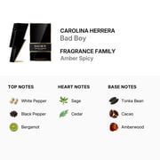 Carolina Herrera Men's Bad Boy EDT Spray 1.7 oz Fragrances 8411061099735