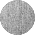 thumbnail image 1 of Ahgly Company Indoor Round Abstract Gray Contemporary Area Rugs, 7' Round, 1 of 1