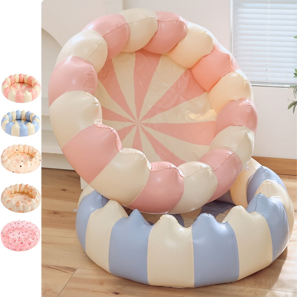 NEXAVKPR Inflatable Pools Kids Swimming Pool for Indoor or Outdoor, Inflatable Bathtub with Inflatable Soft Floor, Ball Pit Pool