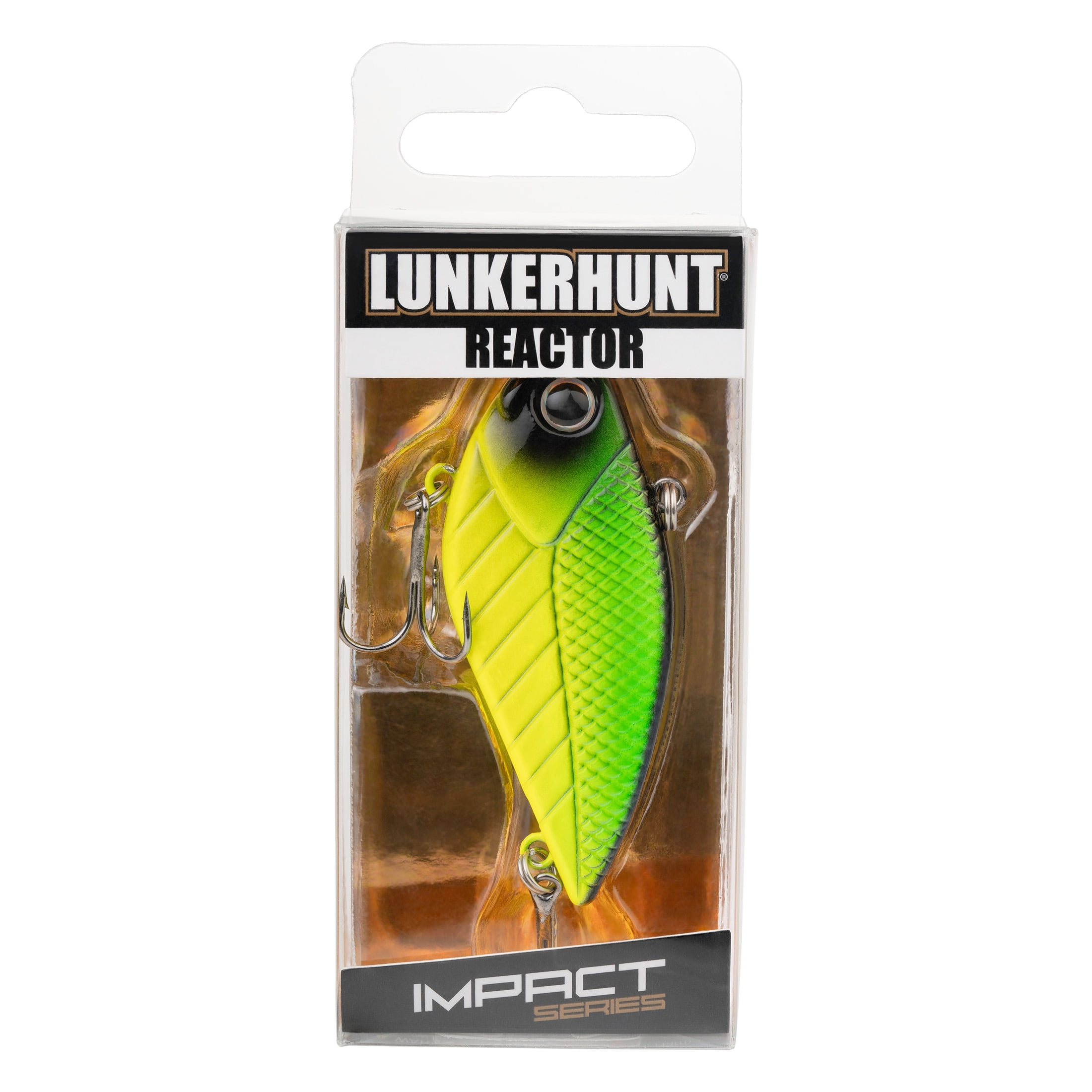 Lunkerhunt - Impact Reactor - Lipless Crankbait- Fishing Lure - Turbo - 2.5" & 1/2 oz