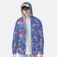 thumbnail image 2 of Balery Colorful Mushrooms Sudadera ligera de manga larga con capucha y protección solar UPF 50+ para hombre y mujer, ideal para pesca y running-3X-Large, 2 of 7