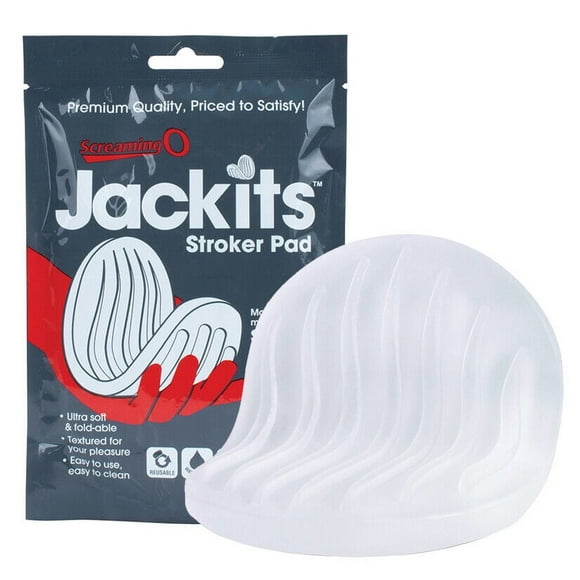 Jackits Ribbed Male Masturbator Sex Toy for Men (Stroker Pad)