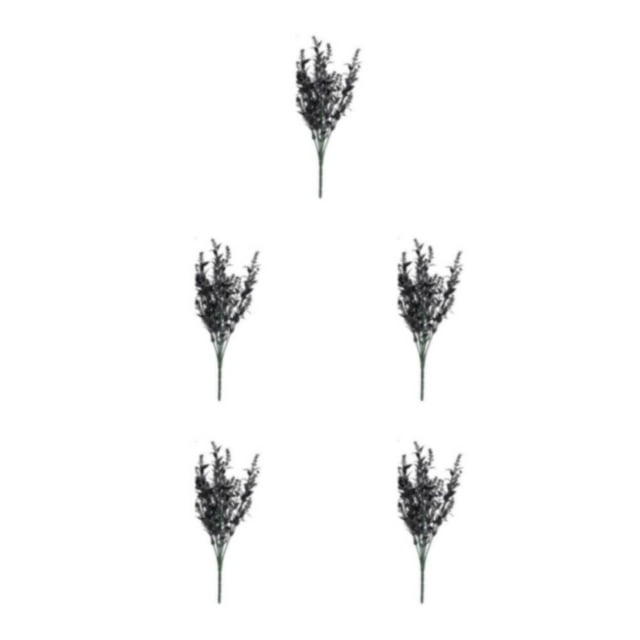 ZheElen 2x Artificial Plant Versatile And Wide Range Of Uses For Any Space Realistic black 5Set