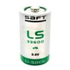 SAFT LS33600BA D Battery 3.6V 1700mAh Lithium Compatible with 61104501 6EW1