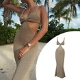 thumbnail image 3 of Vestido de Mujer Vestido Ajustado con Tirantes Finos de Cintura para Cóctel de Fiesta de Verano en La Playa - METRO Baoblaze Vestido sin espalda, 3 of 8