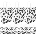 thumbnail image 1 of Paper Bag With Handles Black and White 12Pcs 8.3X5.8X3.1In For Portable, 1 of 7