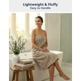 thumbnail image 2 of LANE LINEN 6 Piece Zero-Twist Bath Towel Set - 100% Cotton, Naturally Soft, Light & Easy-Care - Taupe, 2 of 9