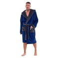 thumbnail image 1 of Keanu Mens Fleece Dressing Gown, 1 of 4