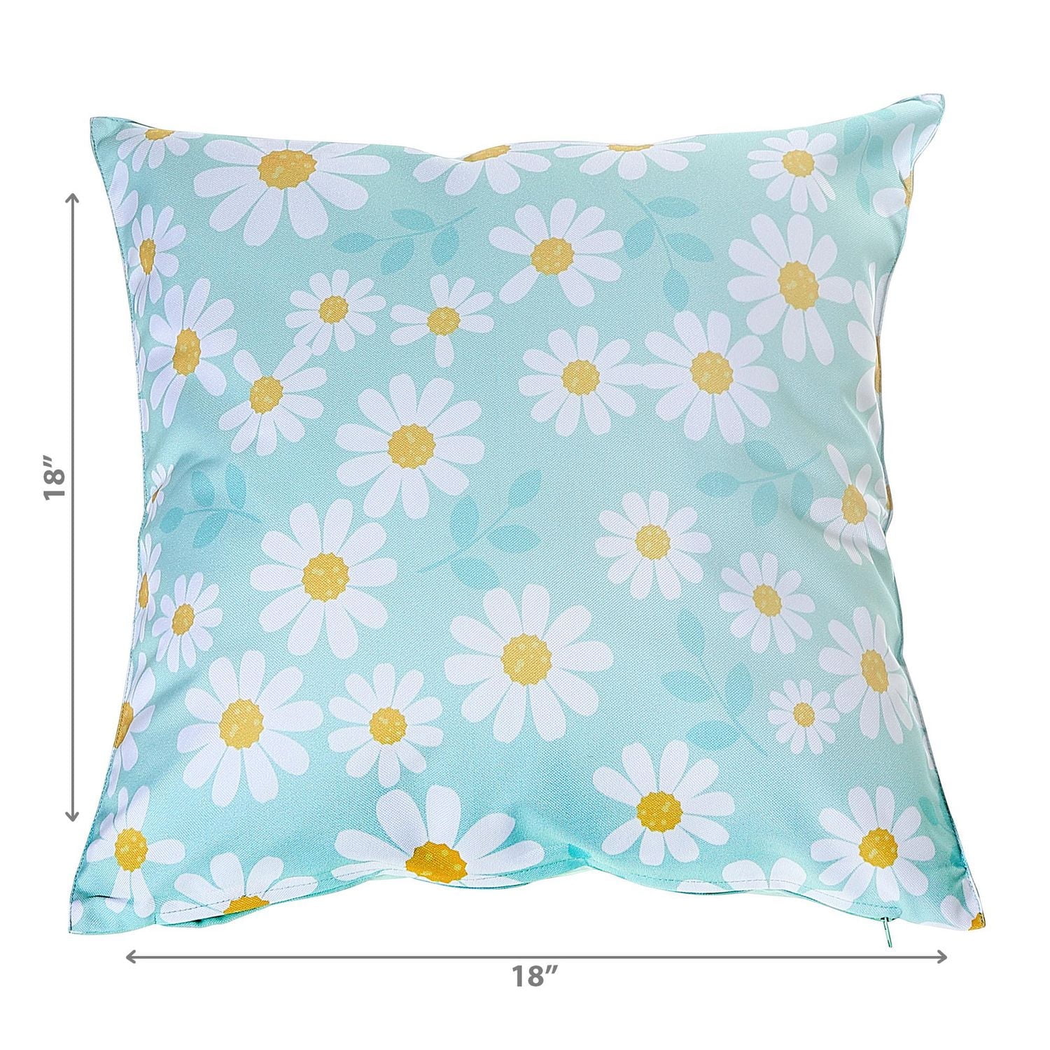 IH Casa Decor Outdoor Waterproof Cushion Daisy Print - Set of 2
