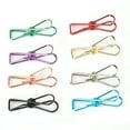thumbnail image 3 of Utility Clips, Clips, Metal Clips Metal Binder Clips Metal Paper Clips 40Pcs for Outdoor Office Home Travel, 3 of 7