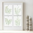 thumbnail image 2 of PixonSign 4 PCS Adhesive Canvas Poster Pastel Watercolor Green Plants Frameless Wall Prints Nature Wilderness Digital Modern Art Decor Multicolor Botanical Floral Elements Artwork - 11"x14", 2 of 5