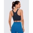 thumbnail image 2 of Sostén CRZ YOGA Butterluxe Cuello Alto Racerback Azul Marino XL, 2 of 3