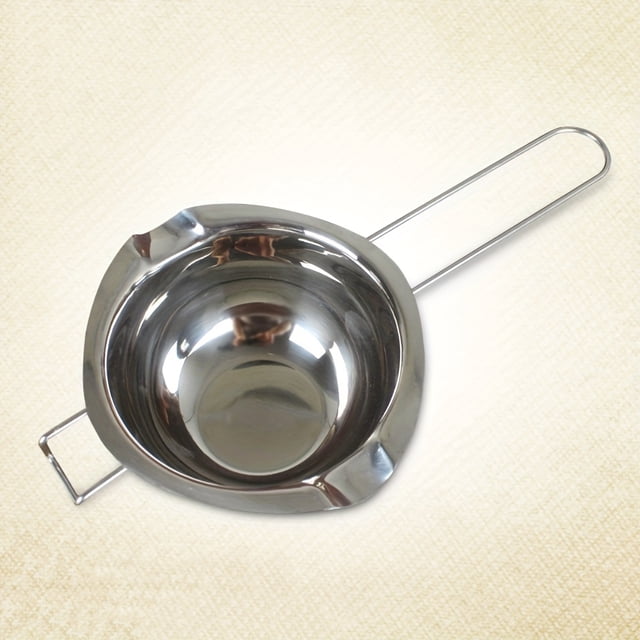 EASTIN Stainless Steel Chocolate Melting Pot With Handle And Twin Pouring Lips Durable Sturdy Rust Resistant Perfect For Chocolate Candy Butter And Cheese
