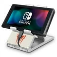 thumbnail image 2 of Support pour Switch pour Nintendo avec Fentes de Rangement pour Cartes de Jeu, Ajustable, Portable, Support Pliable Compatible avec Console Nintendo Switch/Switch Lite/Switch OLED, 2 of 4