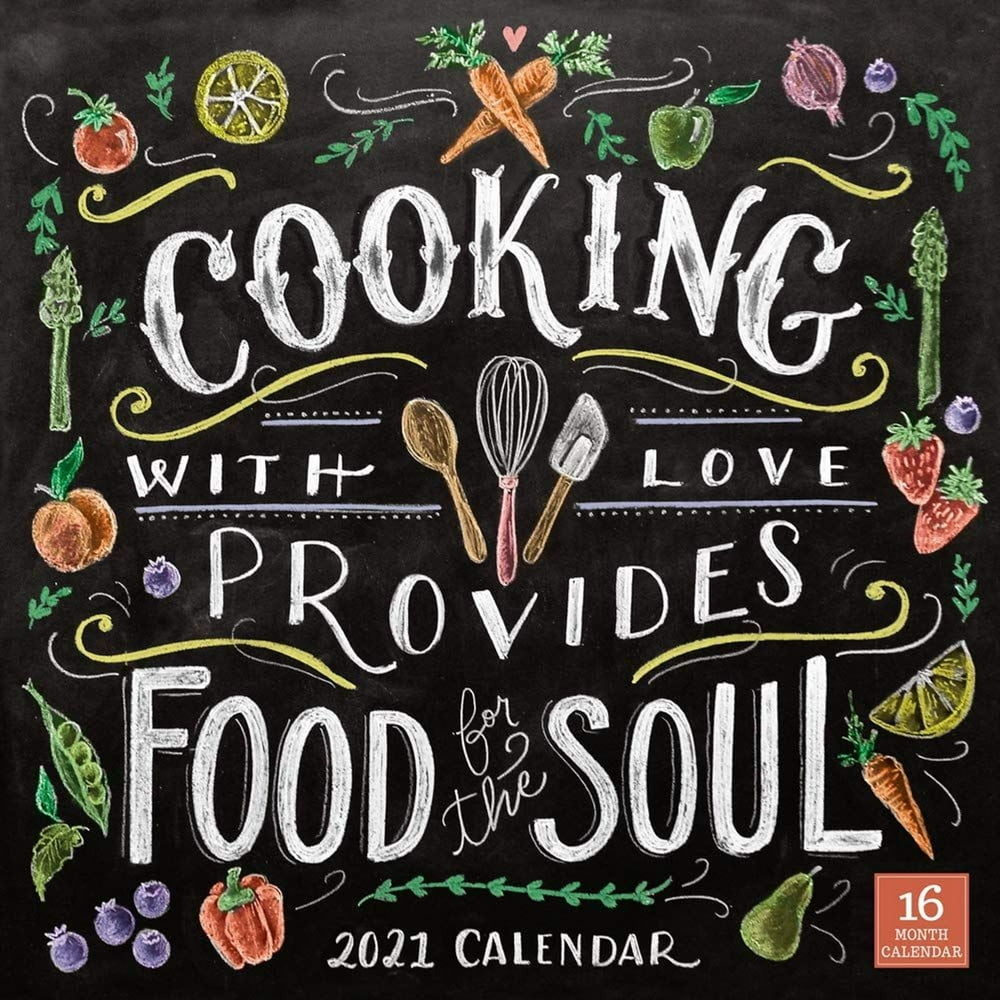 2021 Cooking with Love Provides Food for the Soul 16Month Monthly View