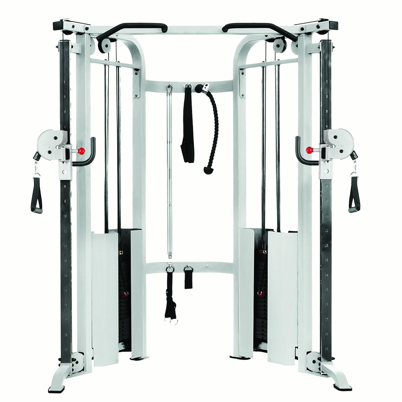 XMark Functional Cable Machine W Dual Weight Stacks White Walmart XMark Functional Cable Machine W Dual Weight Stacks White Walmart
