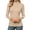 01-Khaki, variant on Fleece Lined Mock Neck Tops for Women Long Sleeve Soft Stretchy Knitted Thermal Pullover Fall Winter Warm Base Layer Shirts