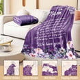 thumbnail image 3 of Mothers Day Birthday Gifts for Mom, Flannel Throw Blanket to My Mom from Daughter Son Soft Blanket Mothers Gift for Sofa Travel Bedding YR001, 3 of 5