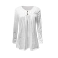 thumbnail image 2 of Gerichy Women's Long Sleeve Henley Shirt Casual Button Up Tunic Tops Hoodies for Women Long Sleeve Shirts for Women, 2 of 3