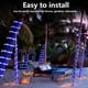 thumbnail image 4 of Luces tipo cuerda KNONEW, 164 pies, 1000 LED, impermeables, 8 modos, azul, 4 of 9