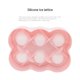 thumbnail image 2 of Mini moldes para paletas para niños, bebés, lindas formas de animales, 6 piezas, máquina para hacer paletas de hielo, helado de silicona, fabricación casera DIY (rosa), 2 of 5
