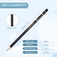 thumbnail image 2 of Uxcell 24Pcs Graphite Pencils, Round 4H Refill Wood-case Sketching Pencils Pre-sharpened Sketch Art Supplies for Home Office Classroom Artist Painting Sketching Study, Black, 2 of 7