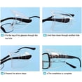 thumbnail image 2 of 5 Pairs Safety Shields, safety shields for eyeglasses clear side shields eye protection slip on shields fits small to medium eyeglasses, 2 of 9