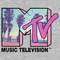 thumbnail image 2 of Men's MTV Summer Beach Logo  Graphic Tee Athletic Heather 3X Large, 2 of 5