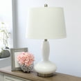 thumbnail image 4 of Elegant Designs Contemporary Curved Glass Table Lamp&amp;#44; White, 4 of 6