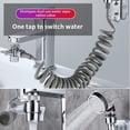 thumbnail image 3 of Juego De Grifo De Ducha, Mejora Del Hogar, Accesorio De Baño, Kit De Extensión, Conector De Tubo De Cocina Ajustable, Sistema De Lavado De Cabello Noticed HA015395-00, 3 of 6