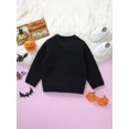 thumbnail image 6 of Toddler Baby Boys Girls Halloween Sweaters Pumpkin Face Long Sleeve Ribbed Knitted Pullover Fall Winter Clothes, 6 of 7