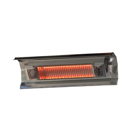 Fire Sense Wall Mounted Infrared Patio Heater 1500 Watts Weatherproof Lightweight for Indoor Outdoor