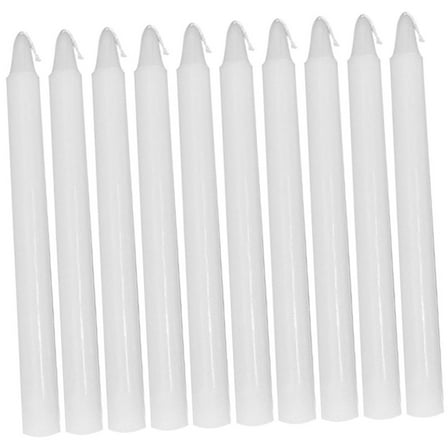 Supvox 10pcs Taper Candles Decorative Paraffin Candles for Parties
