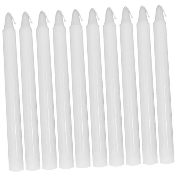 Supvox 10pcs Taper Candles Decorative Paraffin Candles for Parties