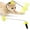 Yellow, variant on HAOSHICS Cat Toys,Cat Sticks, Wearable Cat Collar Indoor Chase Toy, Interactive Feather Toys, Cat Self-exciting Collars, Neck Toys, Spring Foot Covers, Faucets, Adding Entertainment for Kittens (Blue)