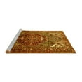 thumbnail image 2 of Ahgly Company Machine Washable Indoor Rectangle Persian Yellow Traditional Area Rugs, 6' x 9', 2 of 4
