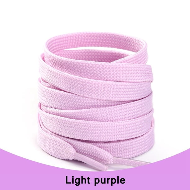 1 par de zapatillas de deporte para mujer, cordones de zapatos planos clásicos con doble hueco, cordones de zapatos tejidos para zapatos Unisex, accesorios de zapatos de 140cm Gao Jinjia LED