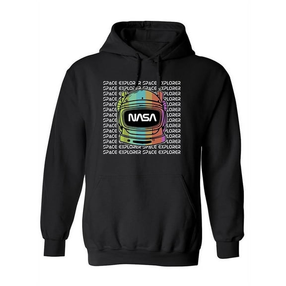NASA Nasa Colorful Scaphandre Hoodie Women -NASA Designs, Female Large