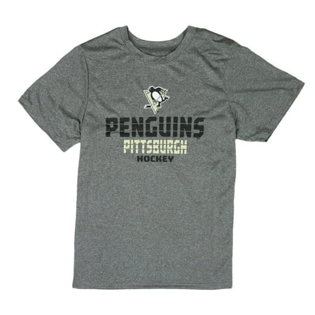 NHL Hockey Kids / Youth Pittsburgh Penguins Short Sleeve T-Shirt - (Best Nhl Hockey Fights Ever)