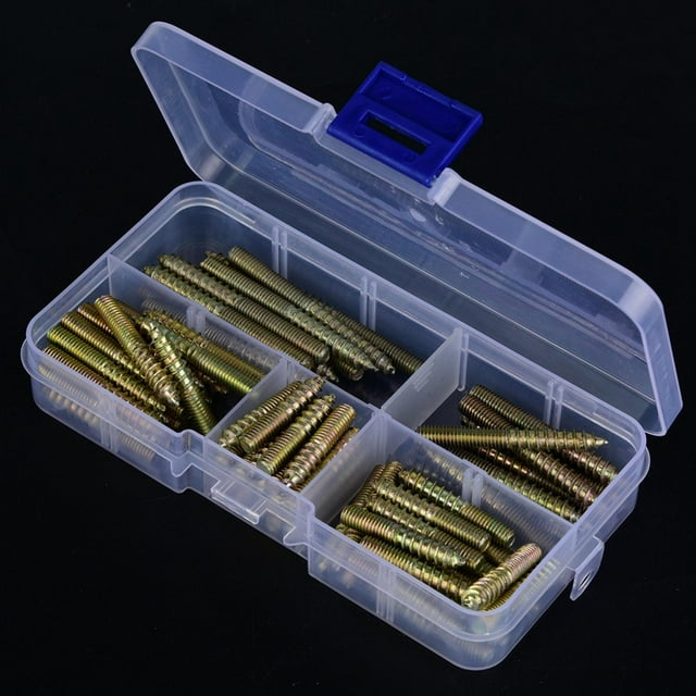 Boulon de Suspension, 80 Pcs Vis à Tige M5 Vis à Tige Vis en Bois Performance Finement Réglée